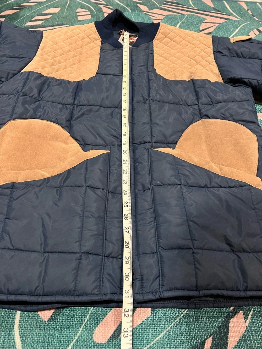 Vintage Bob Allen Gun Club Quilted Dual Zip Puffer Coat Jacket
